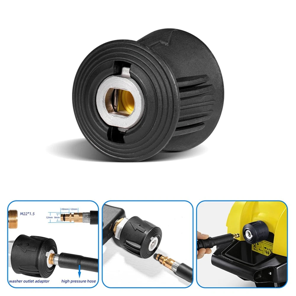 Adaptador de Lavadora Alta Pressão, pistola e mangueira