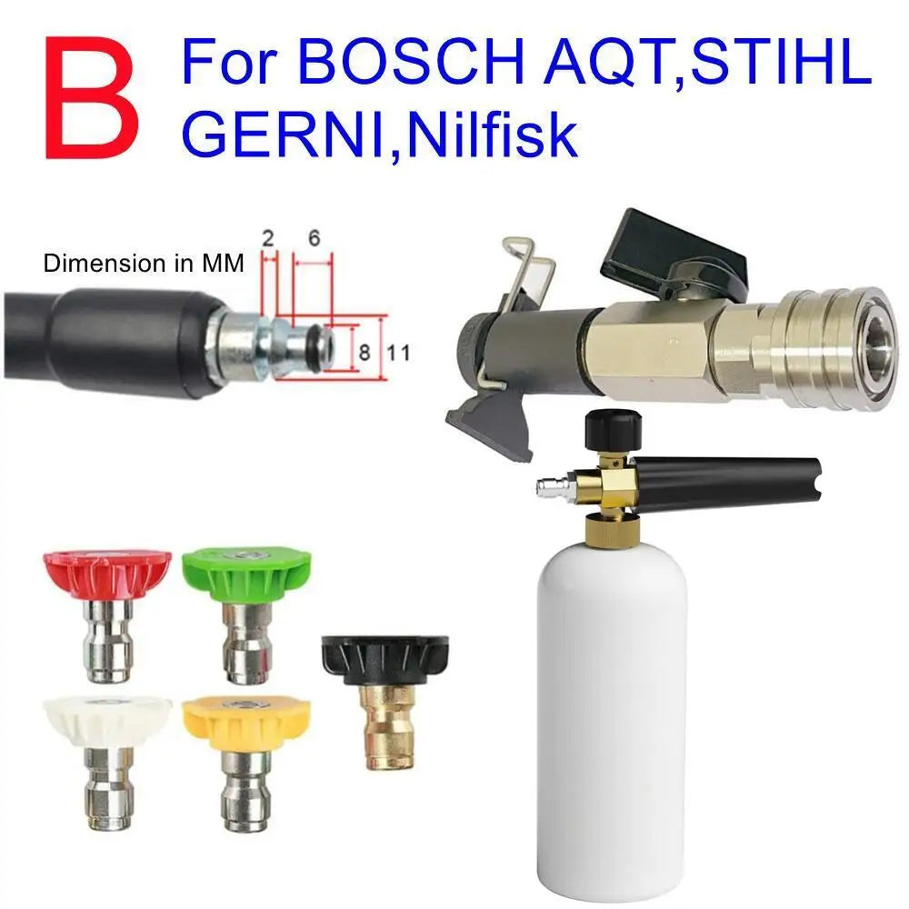 KIT REGISTRO COM ENGATE RÁPIDO E CONECTOR DE 1/4 PARA MANGUEIRAS + 5 BICOS