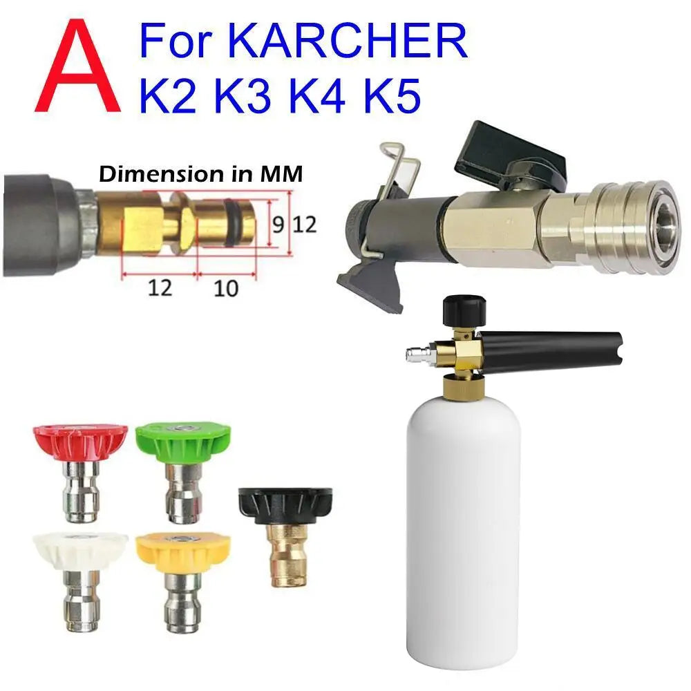 KIT REGISTRO COM ENGATE RÁPIDO E CONECTOR DE 1/4 PARA MANGUEIRAS + 5 BICOS
