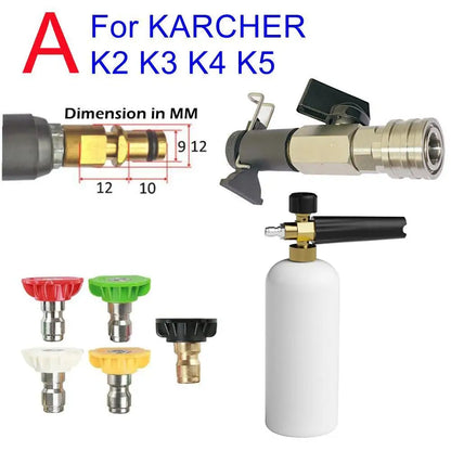KIT REGISTRO COM ENGATE RÁPIDO E CONECTOR DE 1/4 PARA MANGUEIRAS + 5 BICOS